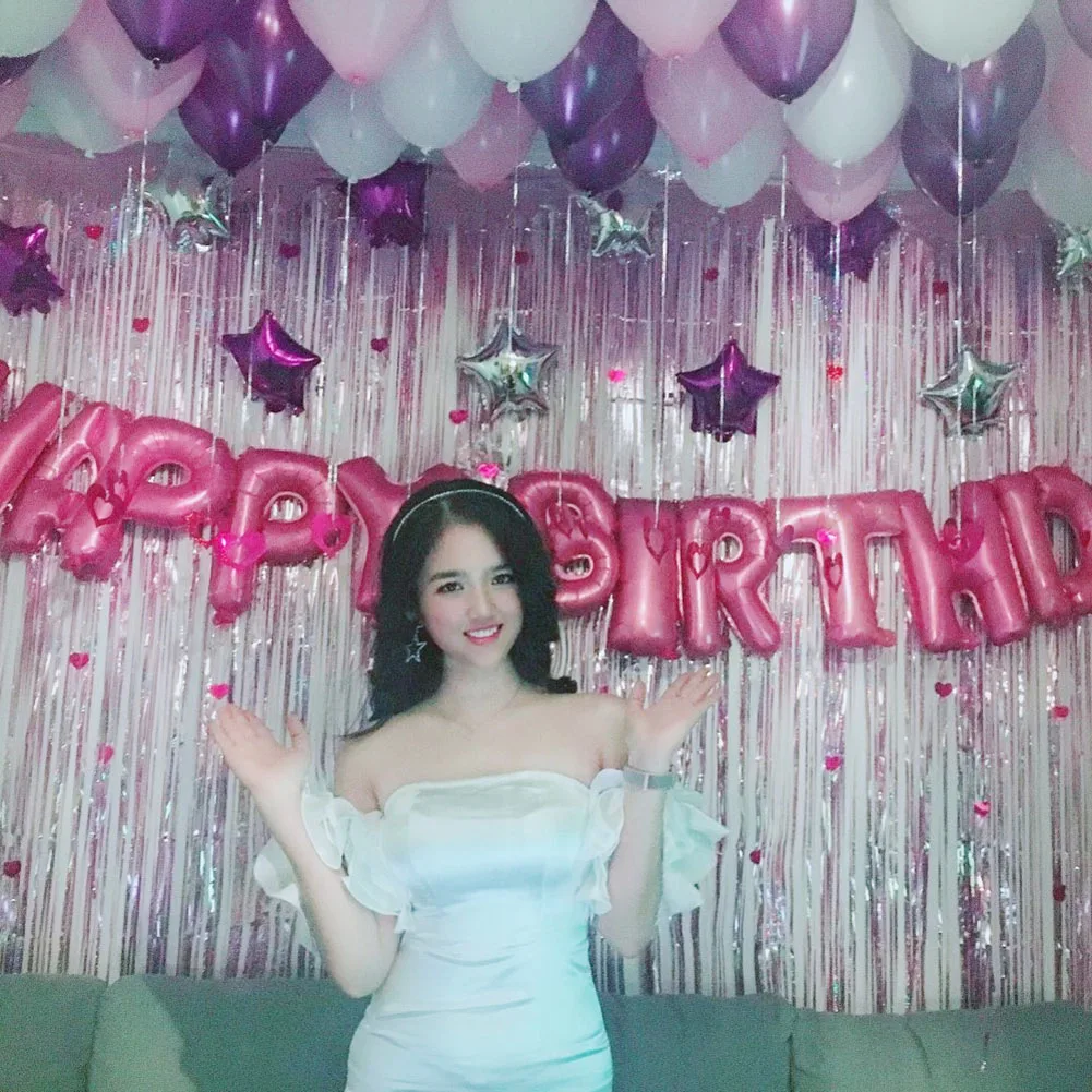 100x100 см блестящая бахрома металлическая занавеска декор для заднего фона на день