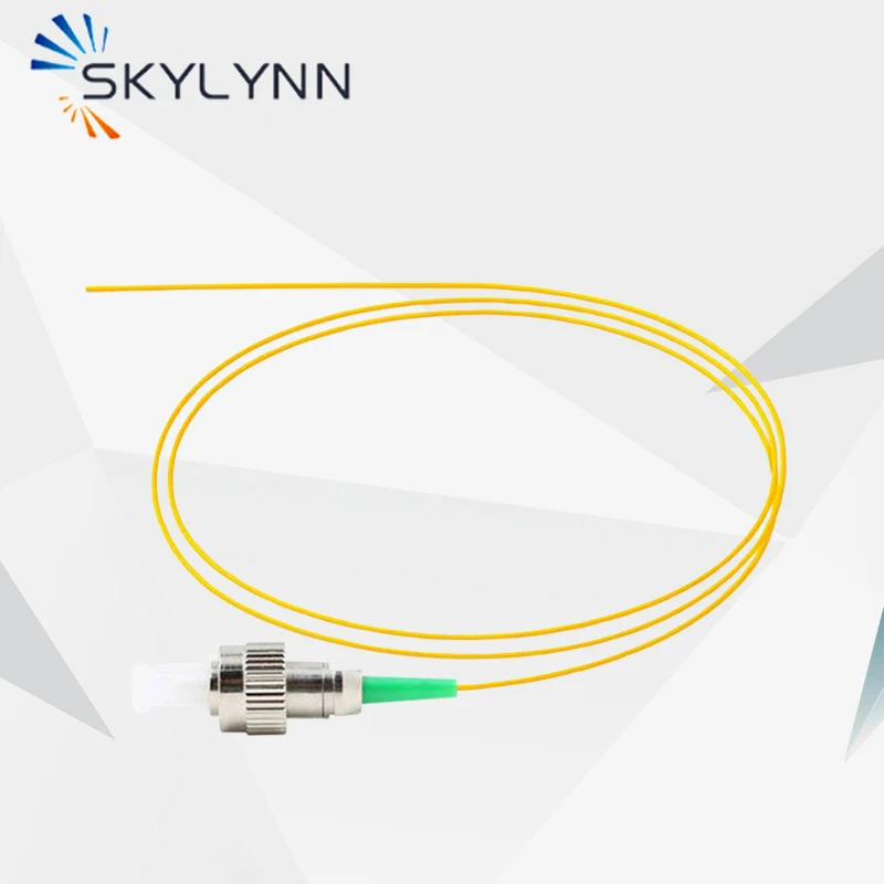 50PCS 1 Meter Length FC/APC Single Mode G652D/G657A1/G657A2 0.9mm Tight Buffer Yellow LSZH Fiber Optic Pigtail For Splicing