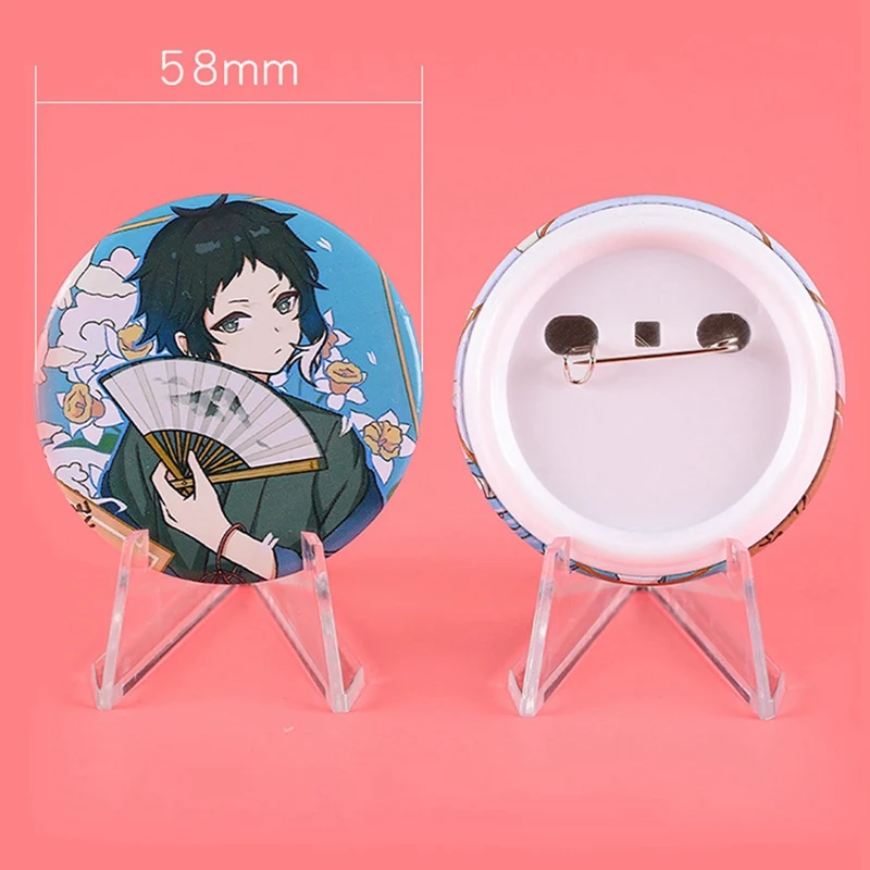 

1Pcs Anime Bungo Stray Dogs Cosplay Badge Atsushi Brooch Pin Dazai Osamu Collection Badge For Backpack