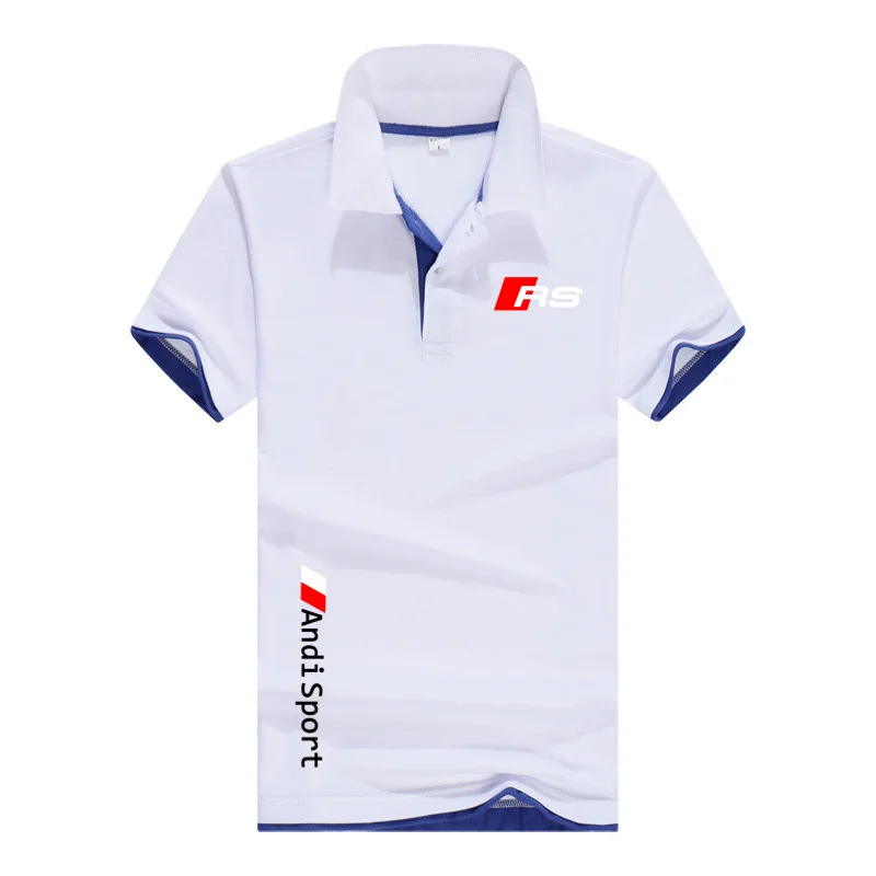 

2021 New Summer Casual Polo Shirt Men's Short Sleeve Lapel Slim Polo Shirt Casual Business Polo Shirt Men's Large Size