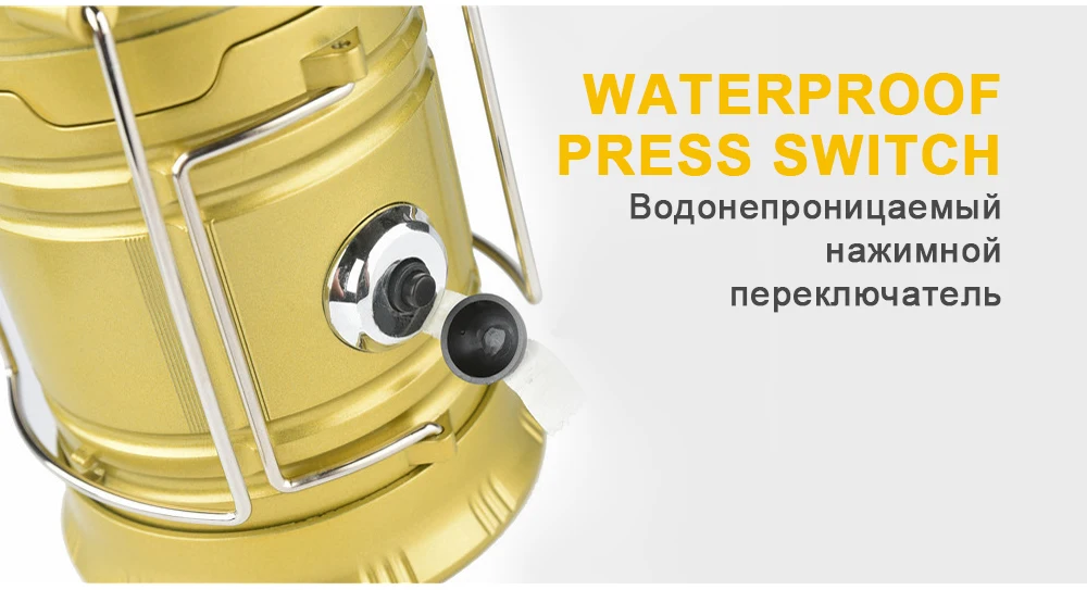 Солнечная энергия, Складная Лампа, походная лампа, перезаряжаемый походный светильник, наружный тент, светильник, фонарь, вспышка, светильник, аварийный фонарь