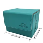 100 + боковое открытие MagicPokemonYuGiOh Чехол для колоды TCG коробка для карт: зеленый