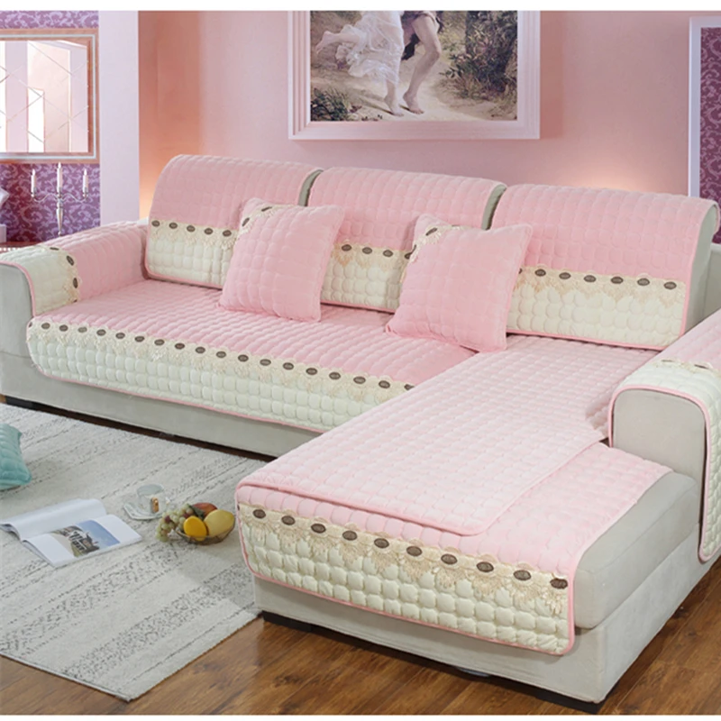 Winter plush sofa cushion four seasons universal fabric simple all-inclusive cover towel full Suitable for any | Дом и сад