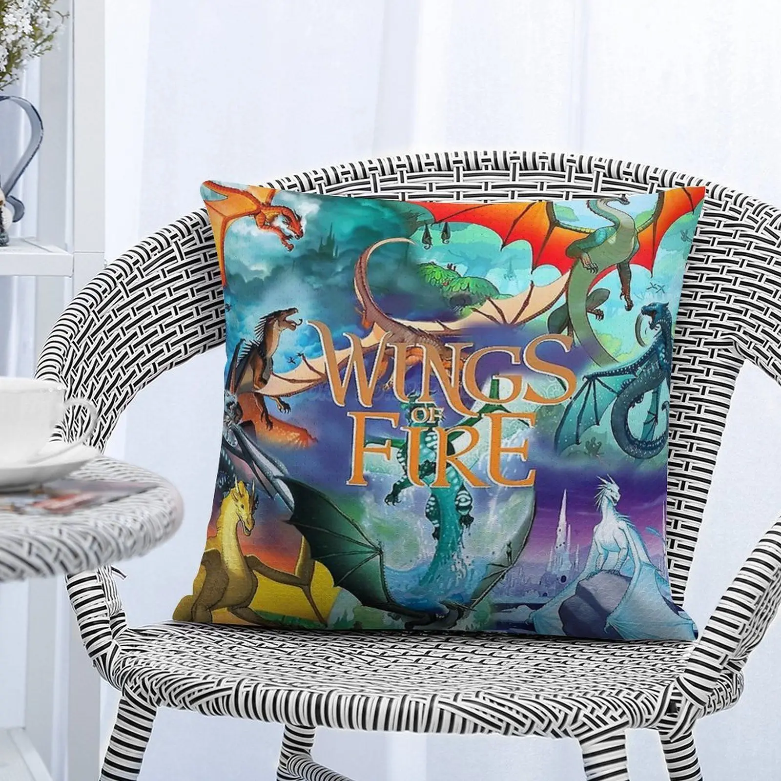 Наволочка с блестками от огня 40 х40 см | Дом и сад