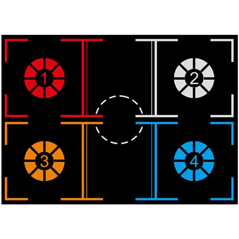 

Стандартный баскетбольный тренировочный коврик, нескользящий коврик для тренировки ног, дополнительный коврик для лечения ног, 105, 5 х76 см д...