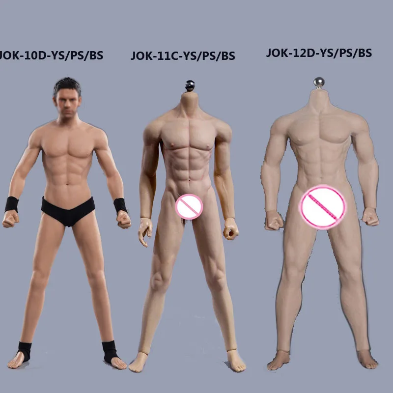 В наличии JIAOU кукла 1/6 мужское бесшовное тело супер сильные мышцы