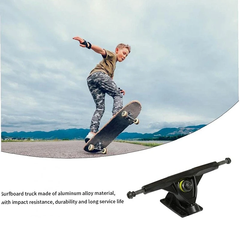 

7 Inch Surf Skateboard Trucks Skate Skateboard Bracket Longboard Truck Fish Board Long Board Steering Bracket