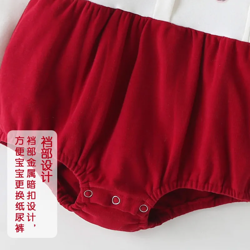 

2021 Infant Toddler Baby Girl Romper cotton Lace Newborn Girl Romper+ hat Spring Autumn Baby Girl Clothing Jumpsuit 0-12 months