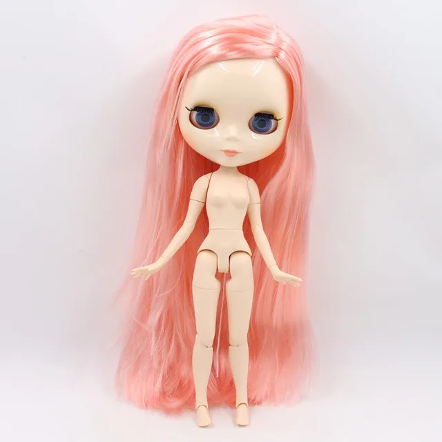 Ледяная фабрика Blyth кукла 1/6 BJD индивидуальные обнаженные тела с белой кожей, глянцевое лицо, подарок для девочки, игрушка - Цвет: BL1010 S