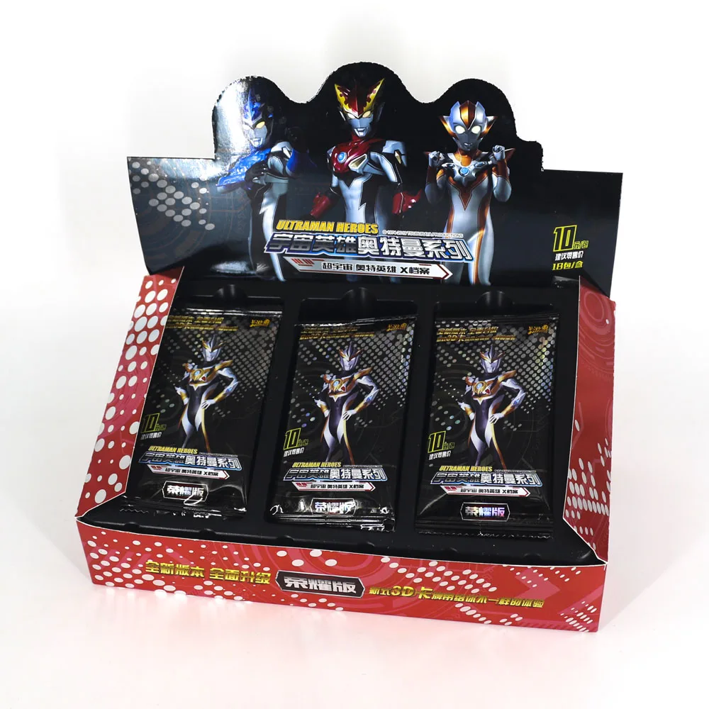 

Hot Ultraman Shining Card High Quality Board Game Kaiju Toys 8 Flash Cards 1 Real 3D Card Collection for Kids