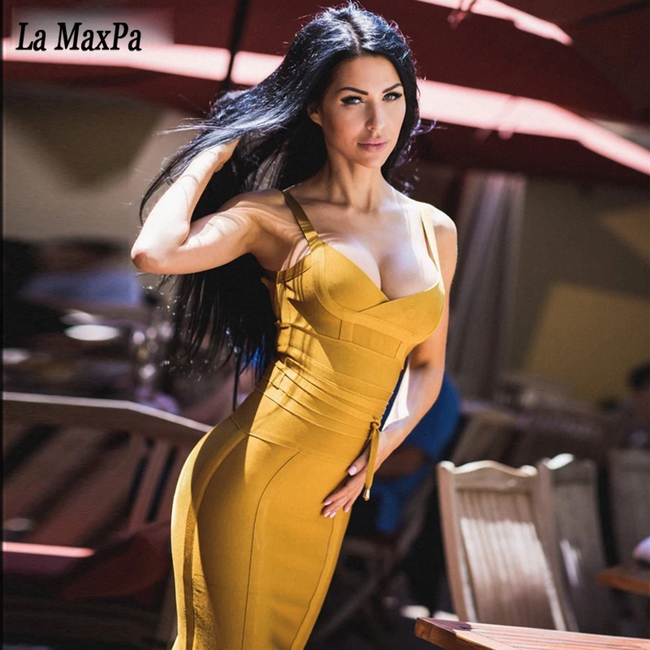 2021 шикарное зимнее сексуальное Бандажное платье женское облегающее на тонких