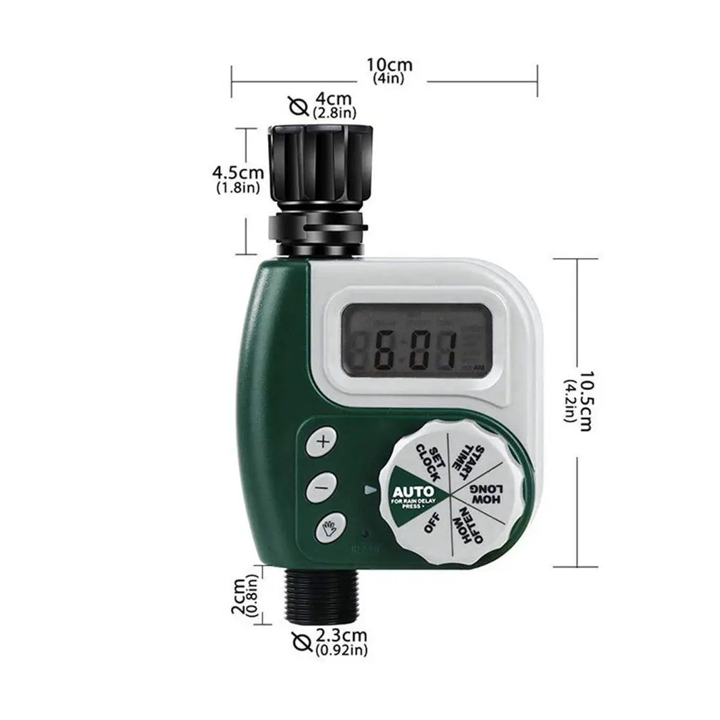 

Drip Irrigation Series Lazy Plant Watering Timer Garden Sprinkler Irrigation Controller Drip Irrigation Tool LCD Screen Display