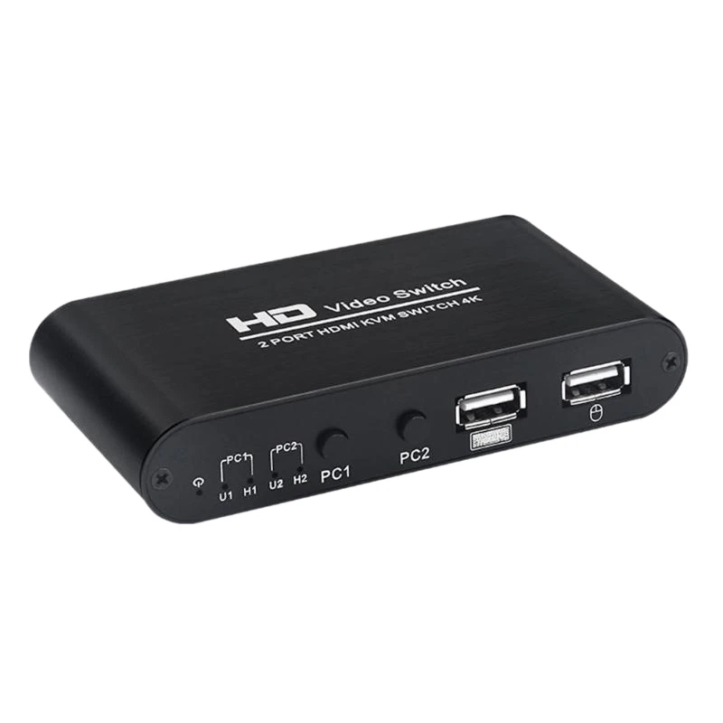 2 Порты и разъёмы Hdmi Kvm переключатель 4K x 2K со сверхвысоким разрешением Ultra Hd
