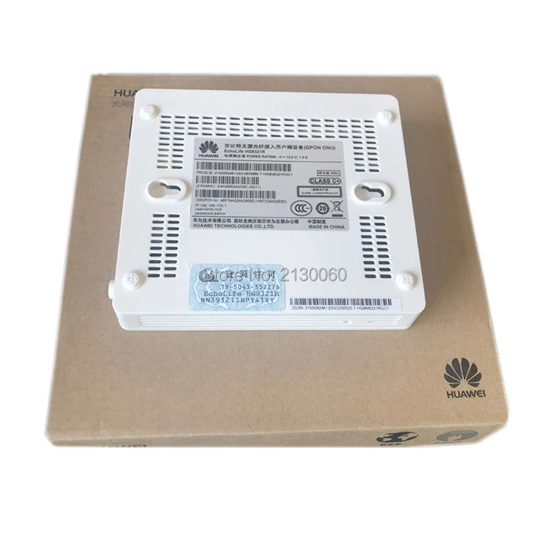 Huawei Echolife HG8321R HGU GPON ONU 1GE + 1FE 1Voice Class C H.248 и SIP двойной протокол Terminal ONT | Мобильные