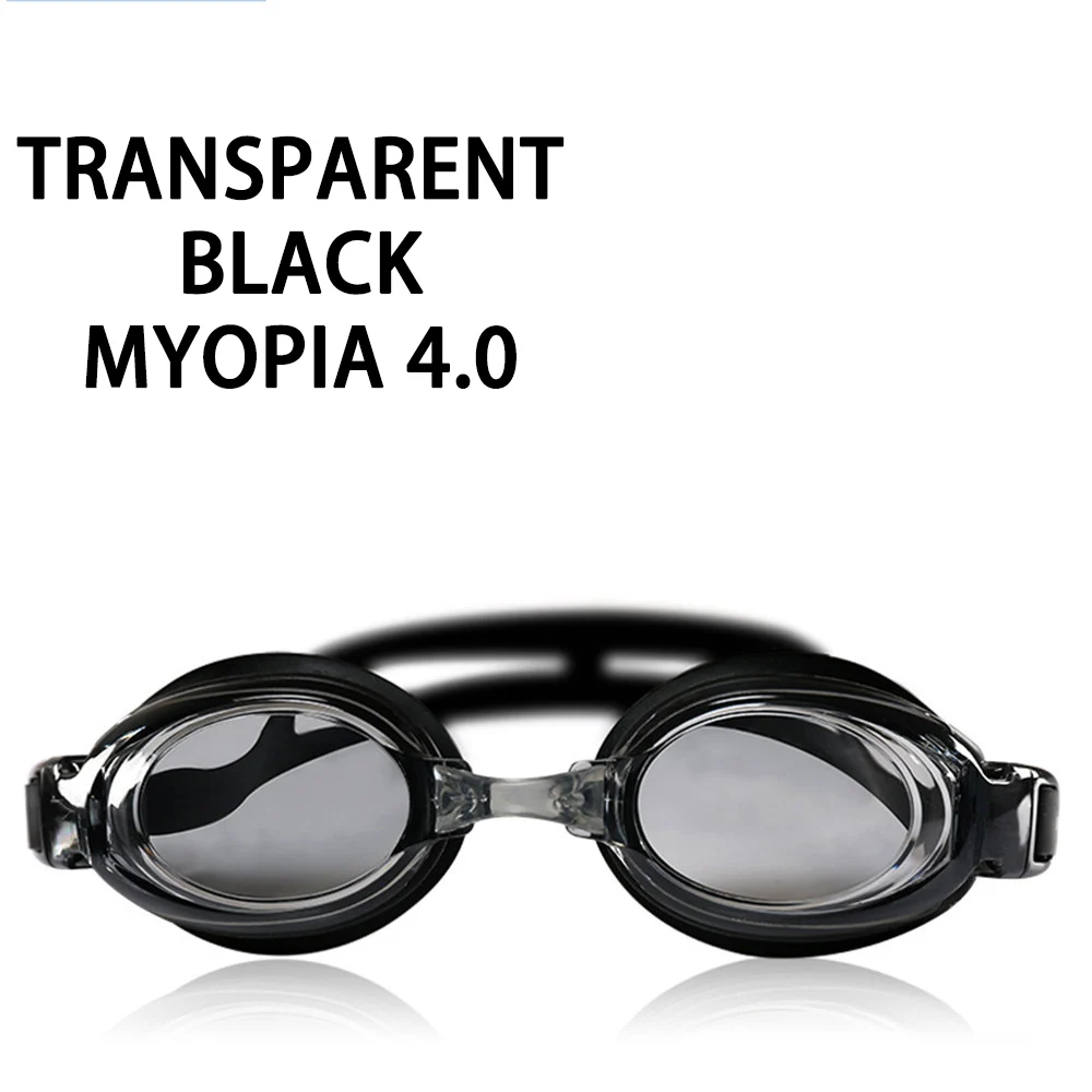 Myopia 4.0 Оптические очки для плавания для близорукости, очки для взрослых, очки для плавания, силиконовые, анти-запотевающие, с покрытием, водная диоптрия, очки для плавания, очки для плавания - Цвет: Myopia 4.0