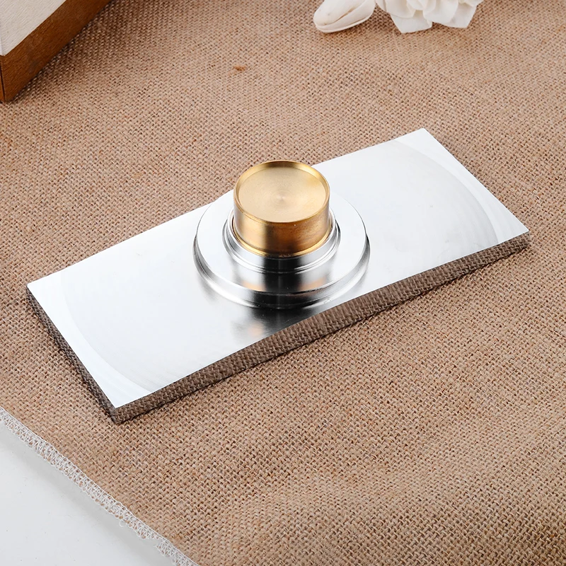 Напольная Сливная крышка латунная линейная напольная сливная плитка вставка