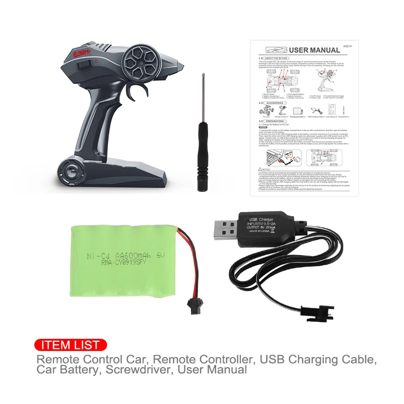 

2021 High Speed Off Road 1/14 RC Truck 4WD Radio Control Toy Desert Climbing Car Christmas Gift For Children