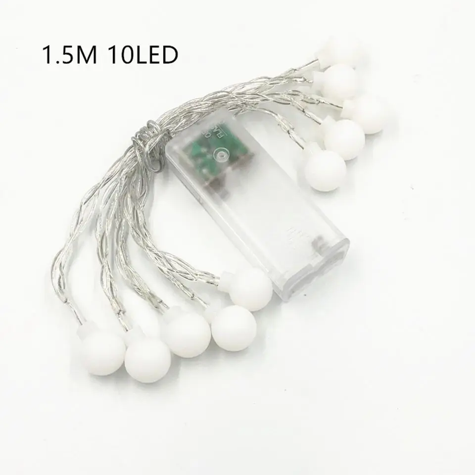 Светодиодная гирлянда с шариками водонепроницаемая Рождественская елка