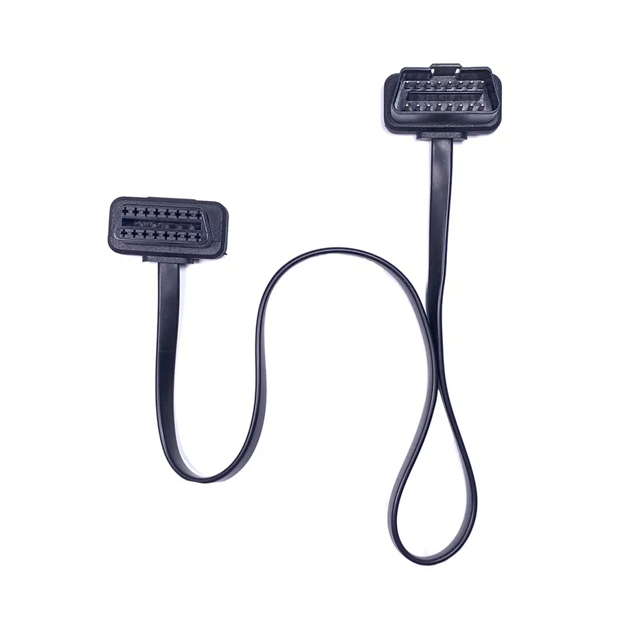 Кабель-удлинитель OBD2 eextencable 60 см OBD II кабель 16 Pin 2 разветвитель адаптер удлинитель