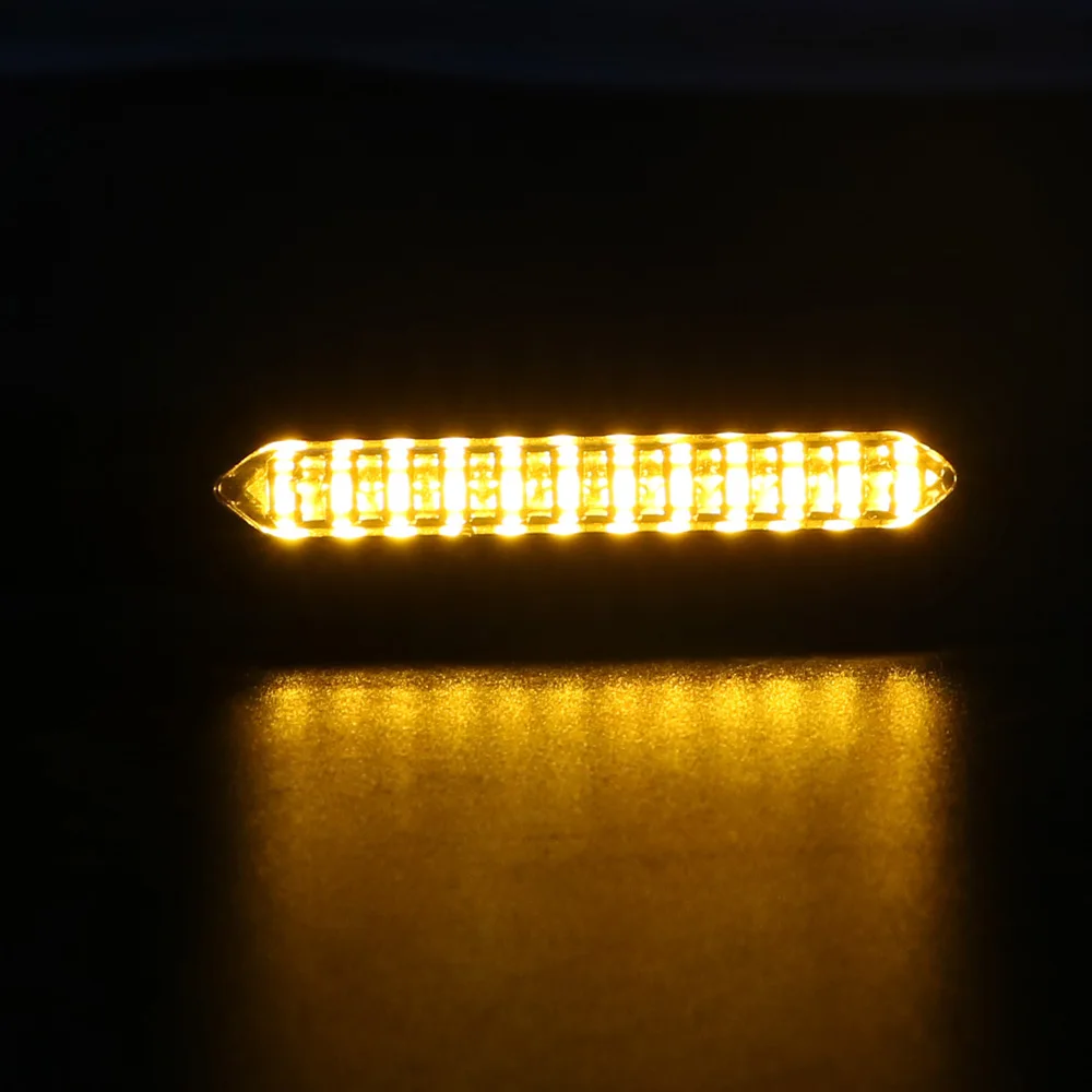 

12LED Chip Flowing Water Flashing 1 Pair Motorbike Indicator Blinker Running Lamp for Honda Motorcycle Turn Signal Lights