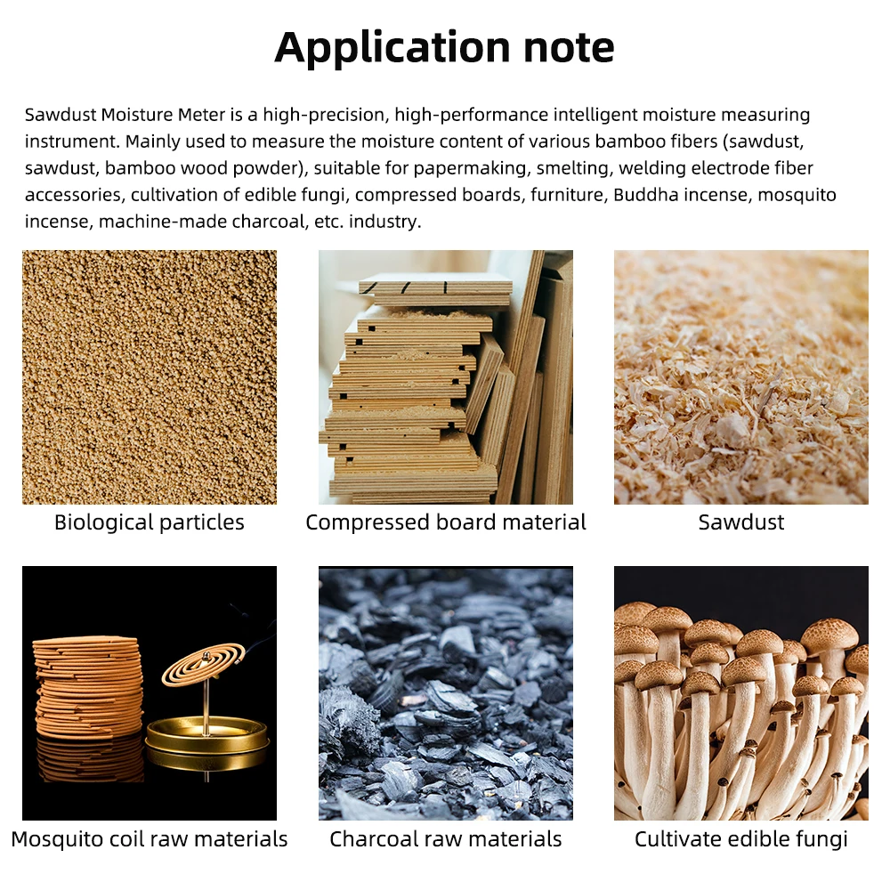 4 цифровой ЖК Измеритель Влажности Тестер Деревянные опилки порошок измеритель