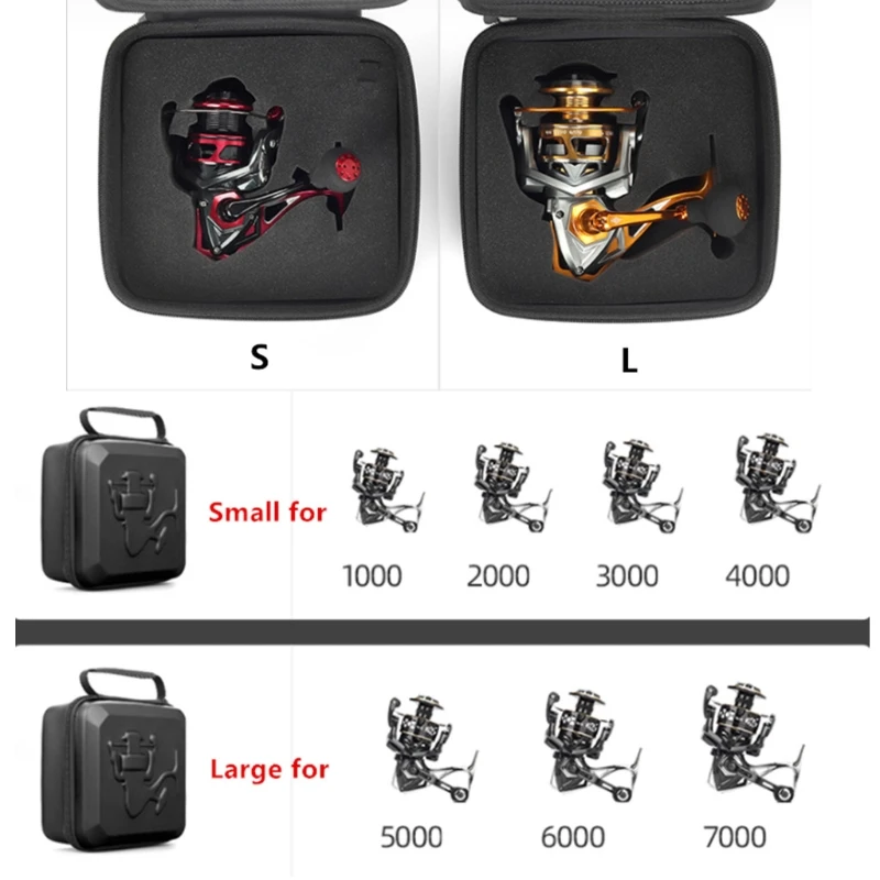 Чехол для рыболовной катушки жесткий противоударный чехол защитный спиннинга |