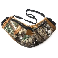 camouflage color hand muff hunting hand warmer bag with adjustable straps accessories for outdoor activities keep your hands