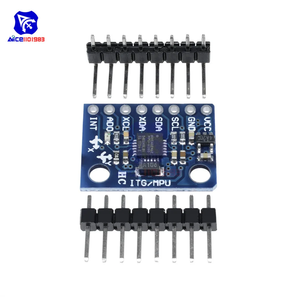 Три оси аналоговые гироскопические датчики акселерометр для Arduino 3 в 5 В интерфейс