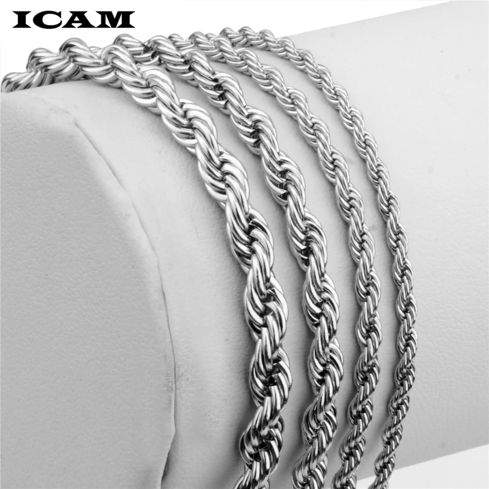 Мужской браслет ICAM из серебра и нержавеющей стали|Цепочки браслеты| |