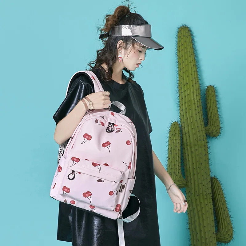 Водонепроницаемые женские рюкзаки из полиэстера с мягкой спинкой Женский ранец