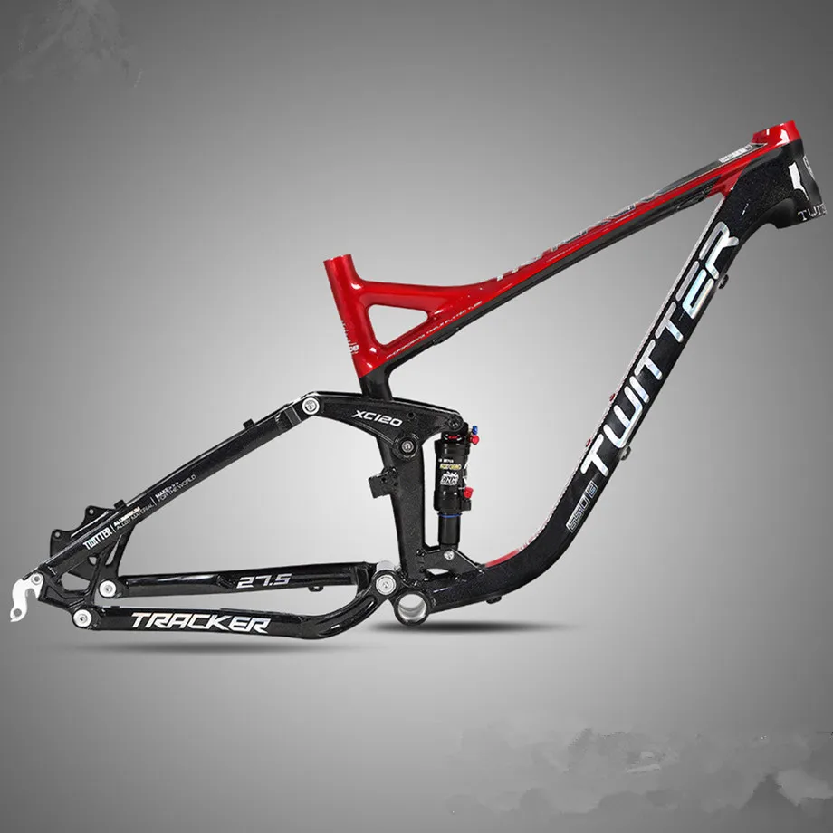 Трекер из алюминиевого сплава MTB горный велосипед мягкая задняя рама полная