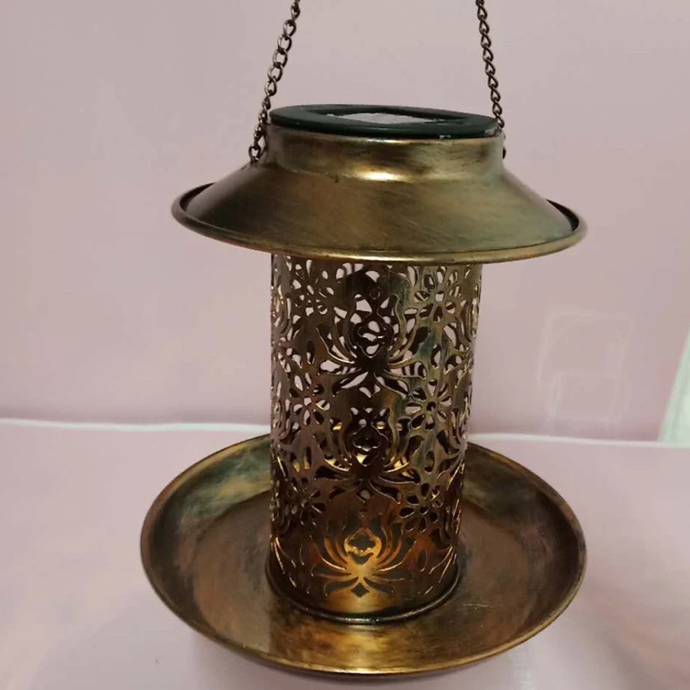 

Household Outdoor Hanging Solar LED Light Bird Protection Built-In Battery Feeder Health And Environmental