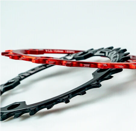 Новое кольцо ZRACE BCD104 узкая ширина зуб AL7075 с ЧПУ для MTB 32T/34T/36T/38T|Шатун и передняя
