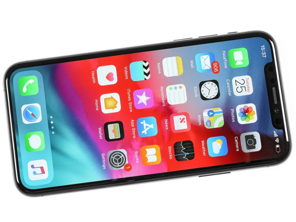 Разблокированный смартфон Apple iPhone XS 5,8 дюйма с функцией распознавания лица и NFC ПЗУ 64 Гб/256 ГБ с шестиядерным процессором Apple Pay