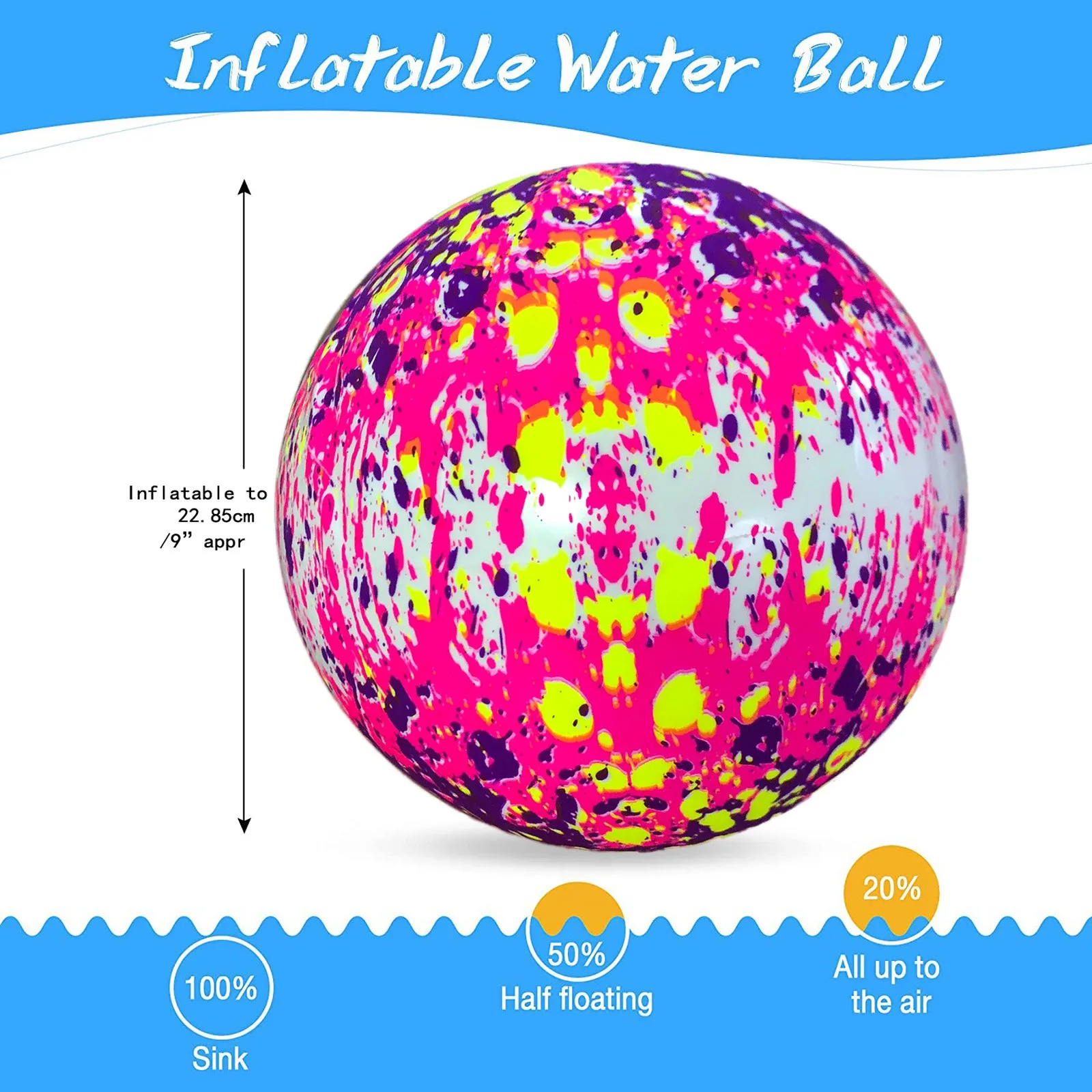 

Swimming Pool Ball Underwater Games Filled Water Creative Bouncy Ball Swimming Pool Game For Underwater Passing Ball Brinquedos
