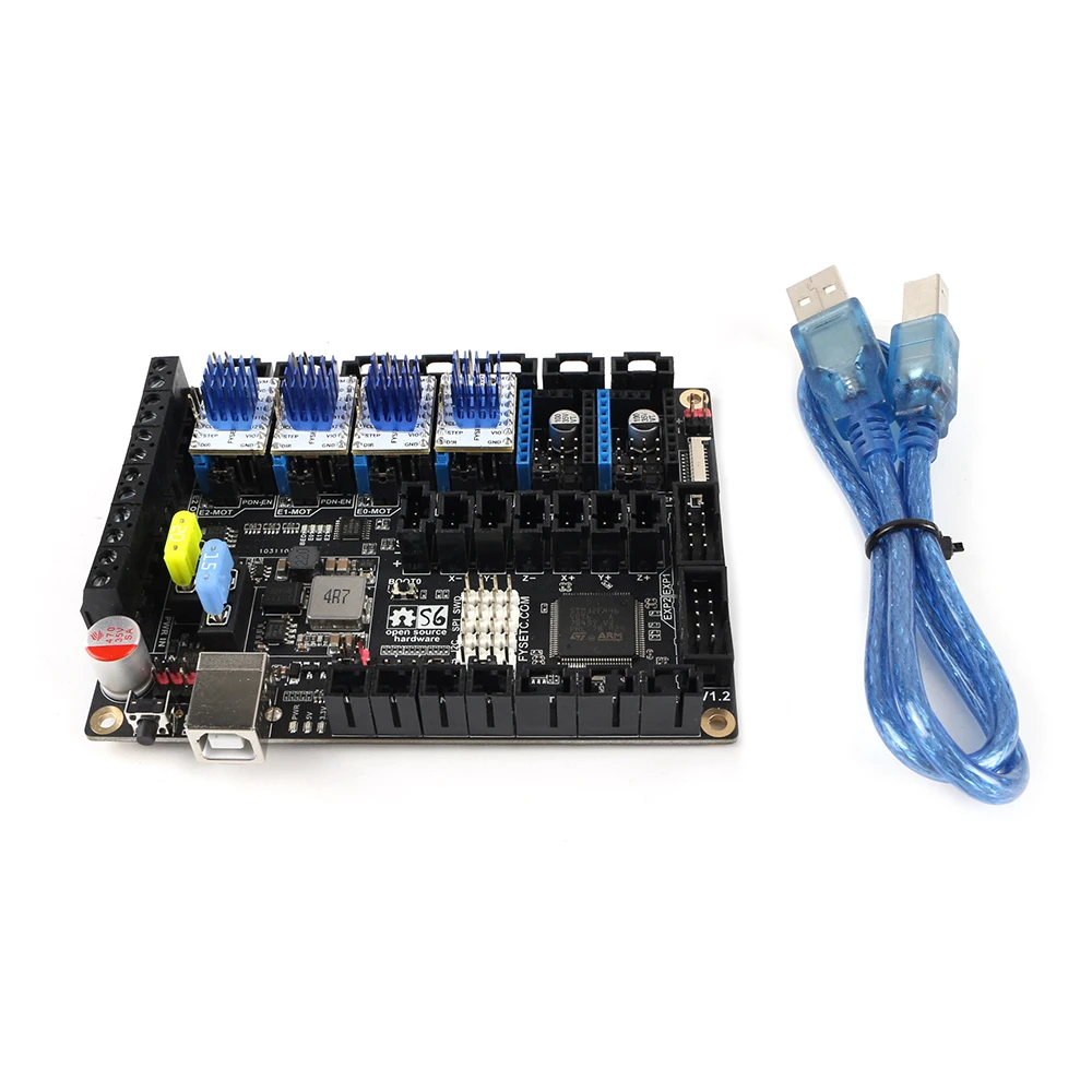 S6 V1.2 плата управления 32 бит с шаговым двигателем 4 шт. TMC2209 V3.0 Uart Летающий провод MX разъем VS F6 V1.3 SKR V1.3