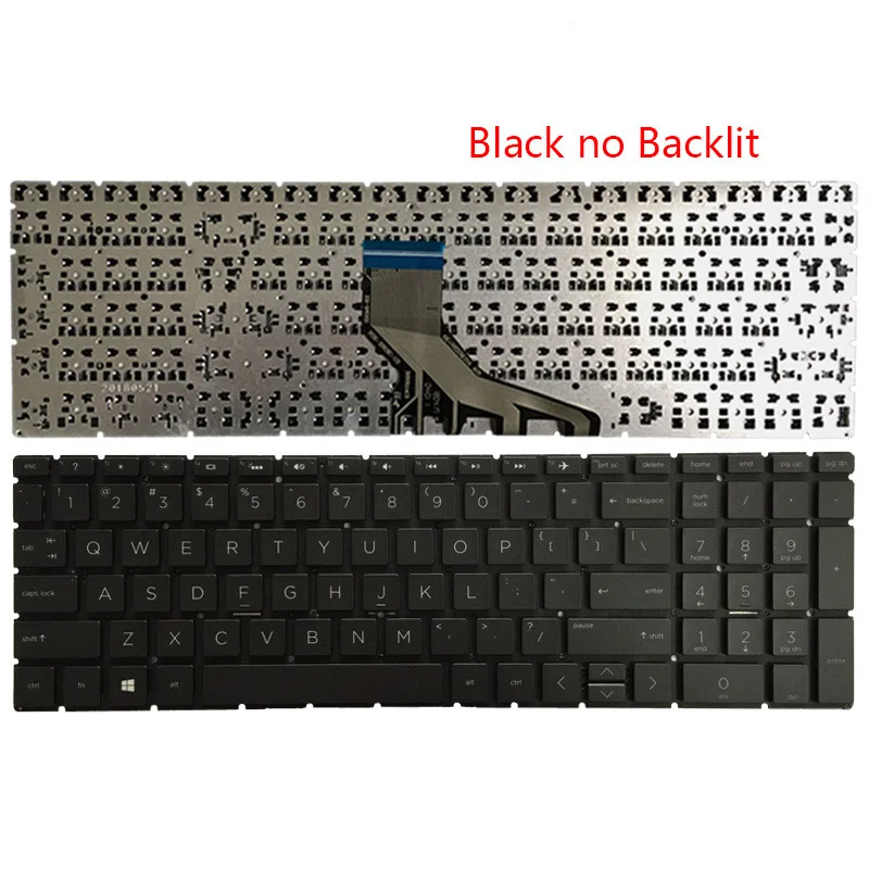 Новая английская клавиатура для ноутбука HP Pavilion 15-da0074nr 15-da0076nr 15-da0077nr 15-da0078nr с