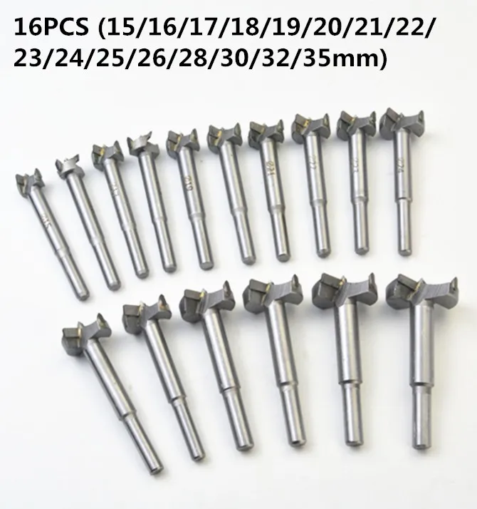 Набор твердосплавных сверл Forstner 5/16 шт|Сверла| |