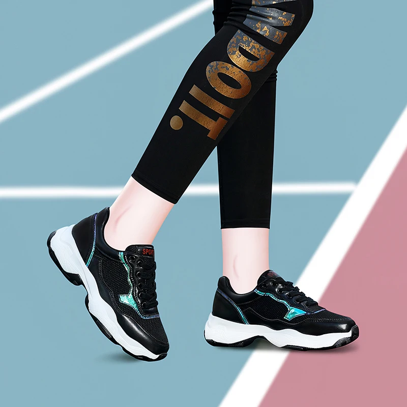 Женские сверхлегкие кроссовки дышащие удобные для бега спорта на открытом