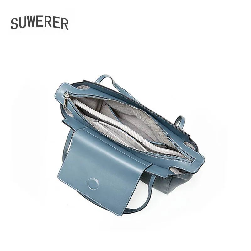 

New classic retro first layer cowhide dumpling bag female messenger leather tote bag large capacity shoulder bag Women Handbags