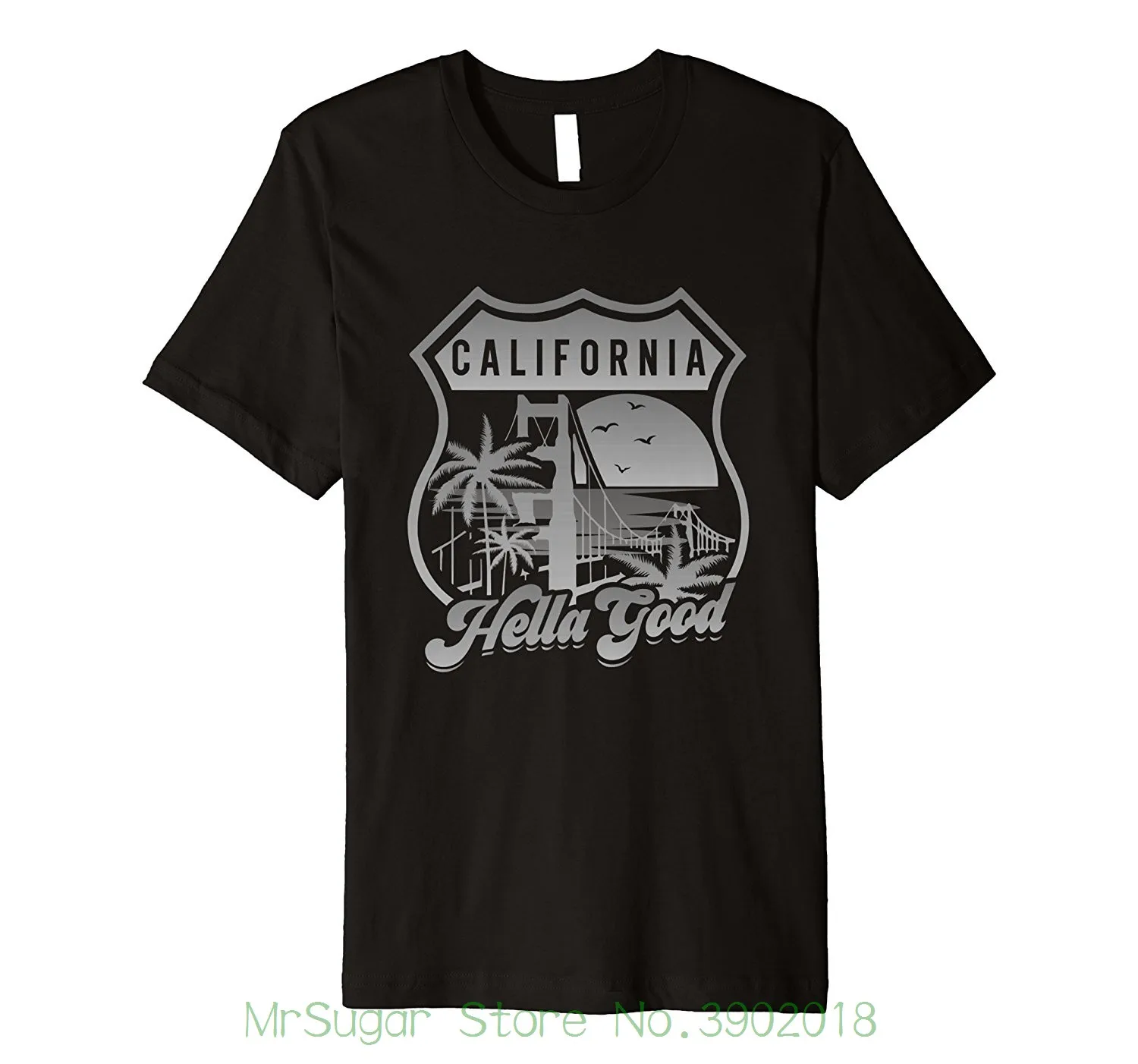 

California Such A Beautiful & Hella Good Place Shirt Sale 100 % Cotton T Shirt
