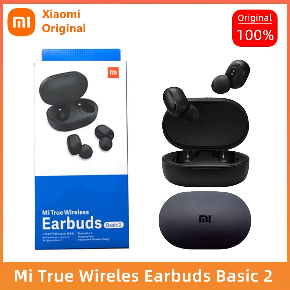 

Оригинальные беспроводные наушники xiaomiredmi airdots 2 глобальная версия, TWS Bluetooth 5,0, наушники с шумоподавлением, стерео микрофон