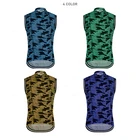 Ветрозащитные велосипедные куртки унисекс, велосипедные жилеты, камуфляжная велосипедная одежда, цветная полосатая ветровка без рукавов, велосипедные Джерси