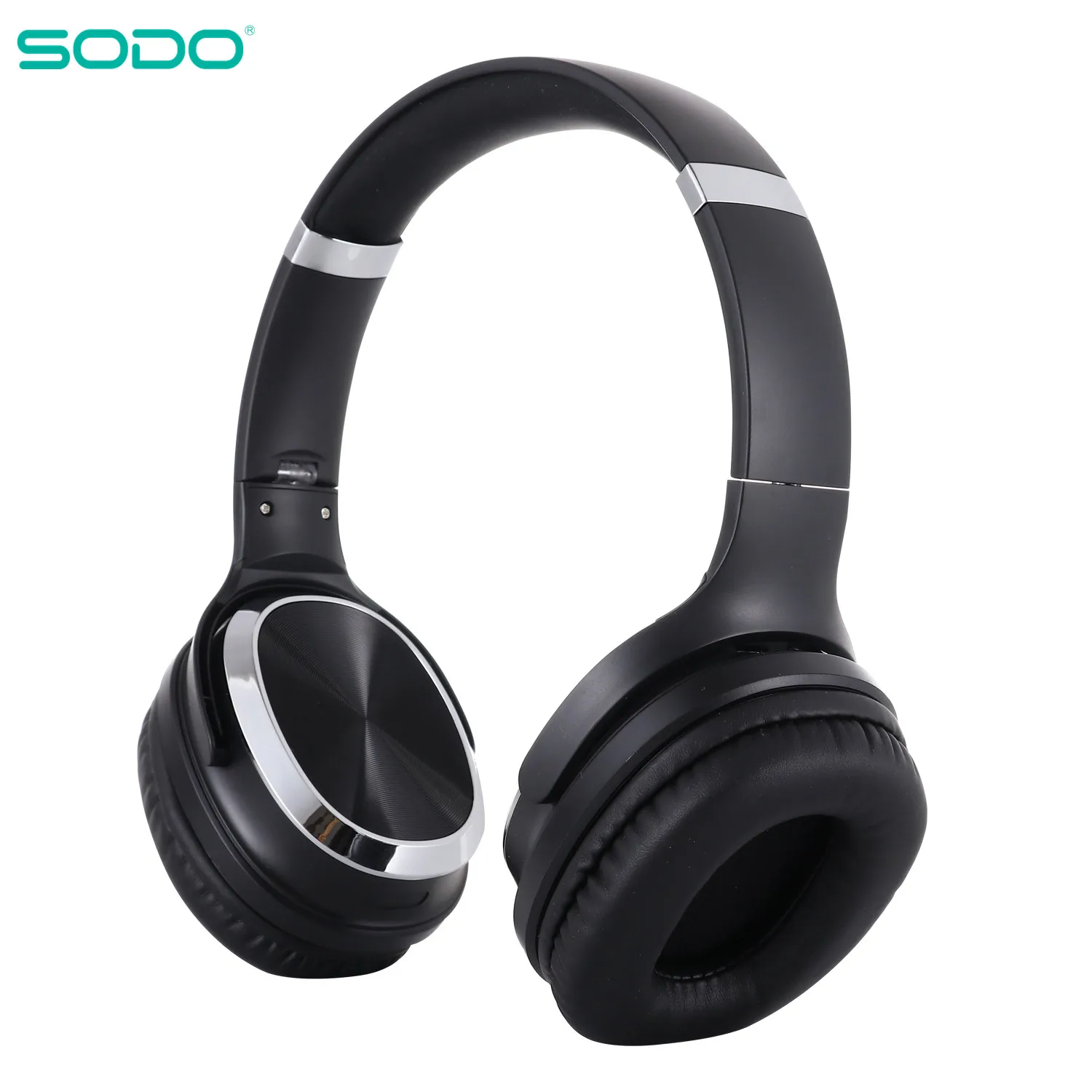 

SODO MH-14 Wireless Headphones Speakers 2 in 1 HiFi Stereo Bluetooth-compatible 5.1 Over-Ear Headphones with Mic Support TF/FM