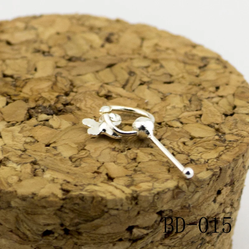 Новое серебряное кольцо для ногтей классический простой кулон в виде бабочки