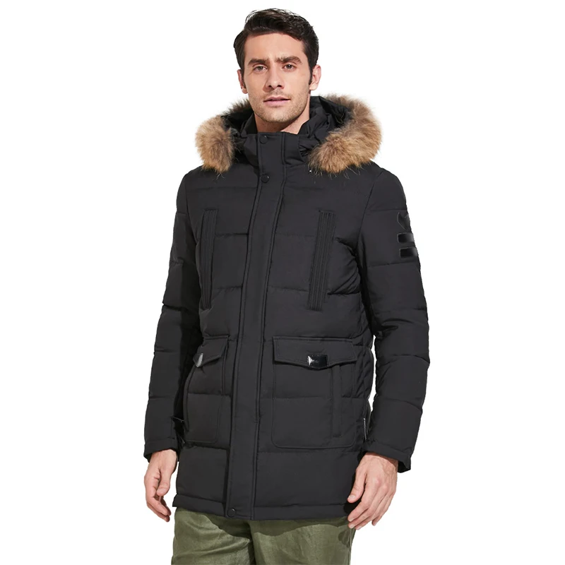 Куртка с меховым воротником ICEbear 17MD901D|winter men jacket|winter fashion menwinter |