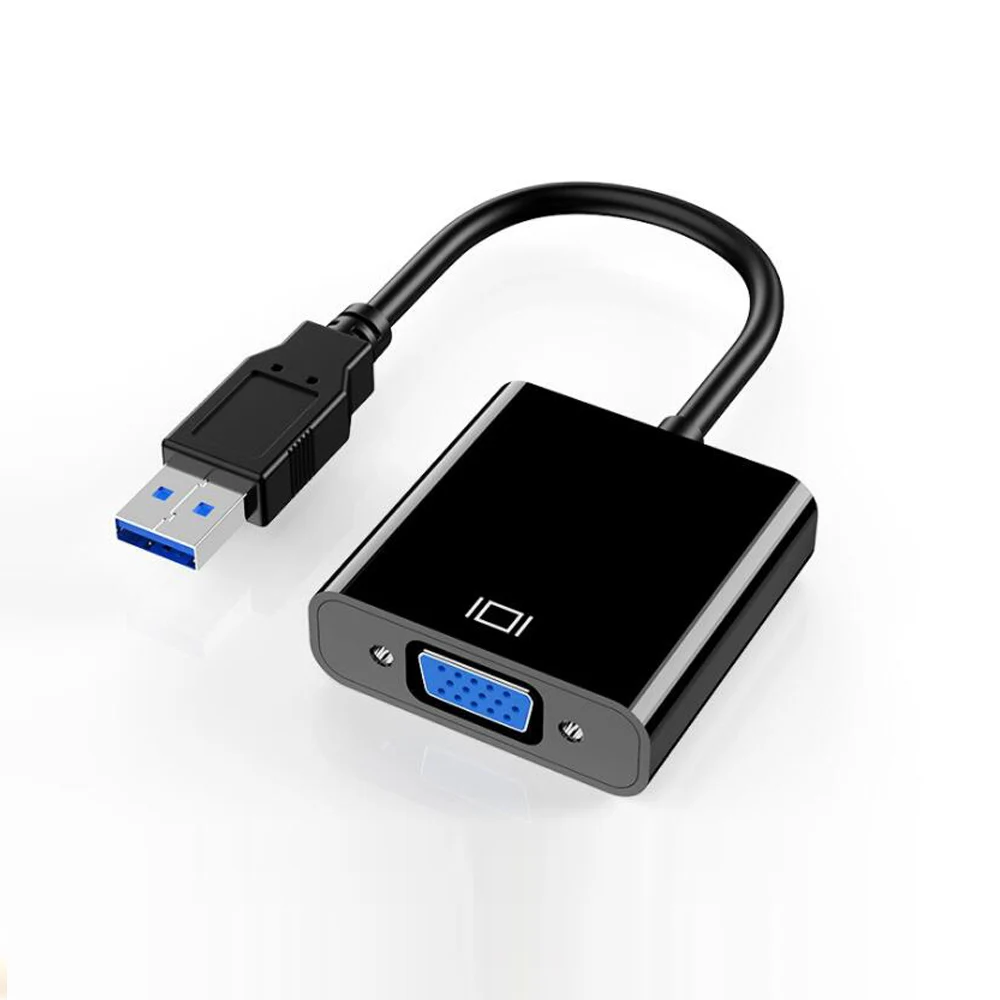 Адаптер с USB 3 0 на VGA внешняя видеокарта мульти дисплей конвертер для настольного