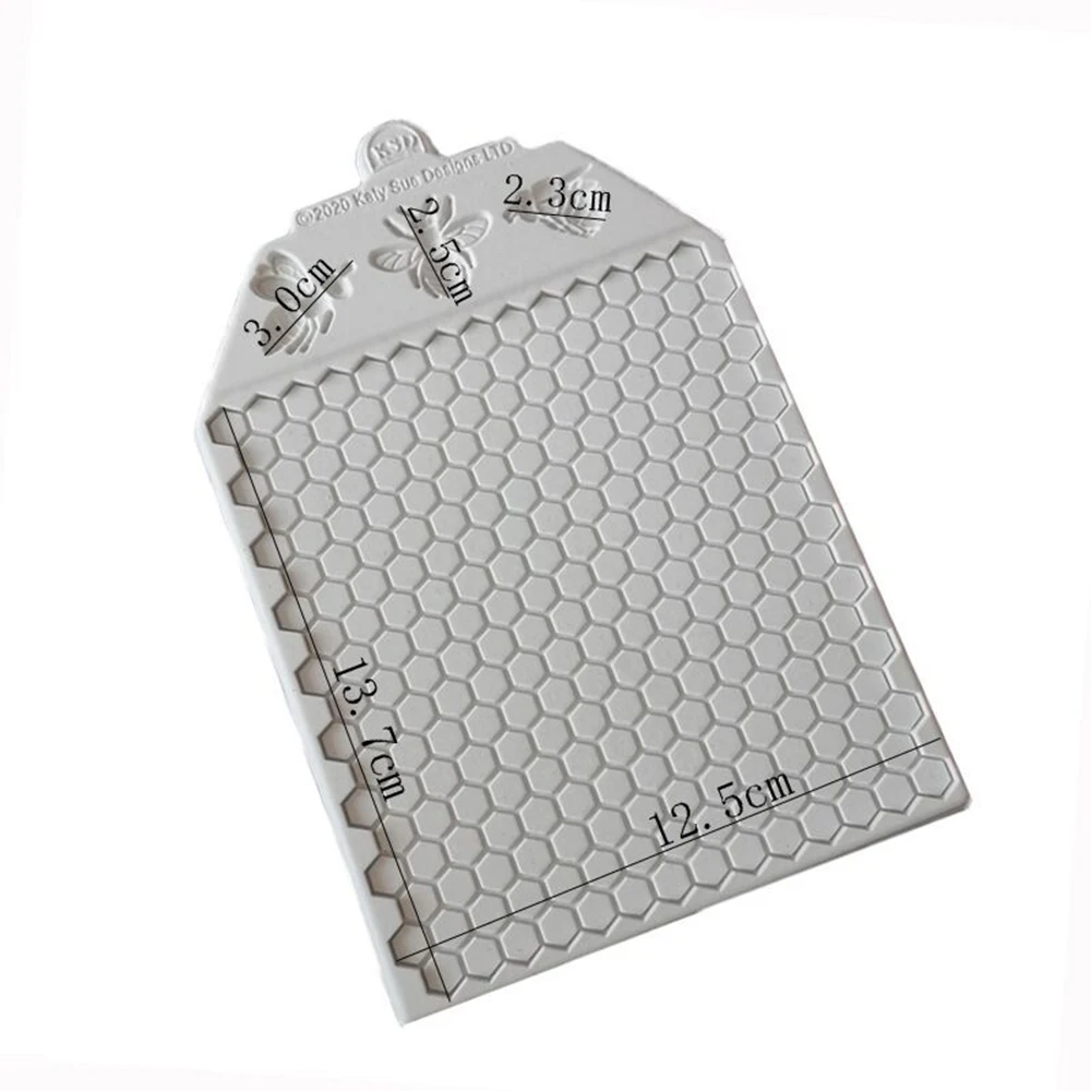 Непрерывная сотовая и пчелиная текстурированная силиконовая форма дизайнерский