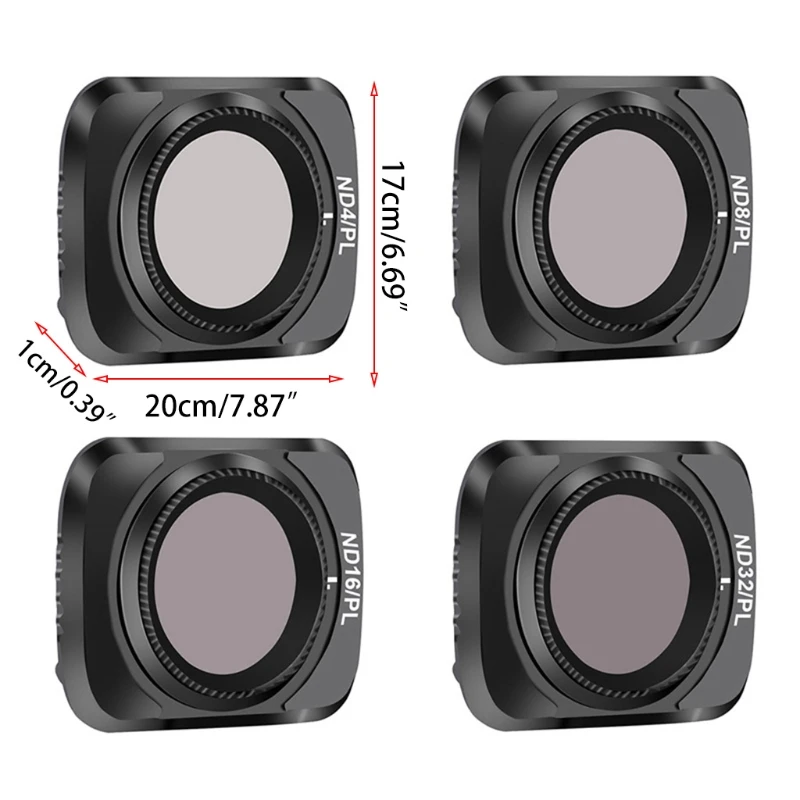 

High Quality Drone Lens Set HND4/8/16/32/MCUV/CPL Ultra Slim Neutral Density Camera Lens for Mavic Air 2 Accessories