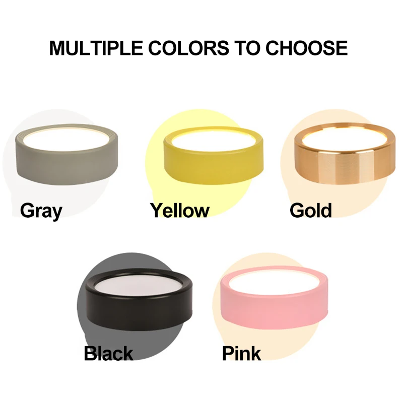 

Modern Macaron 5W 7W 9W 12W 15W Ceiling Lights Spot Led Lights Led Downlight Lighting Fixture For Living Room Bedroom Home Decor